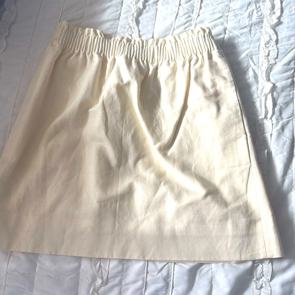 J. Crew white/cream skirt, barely worn